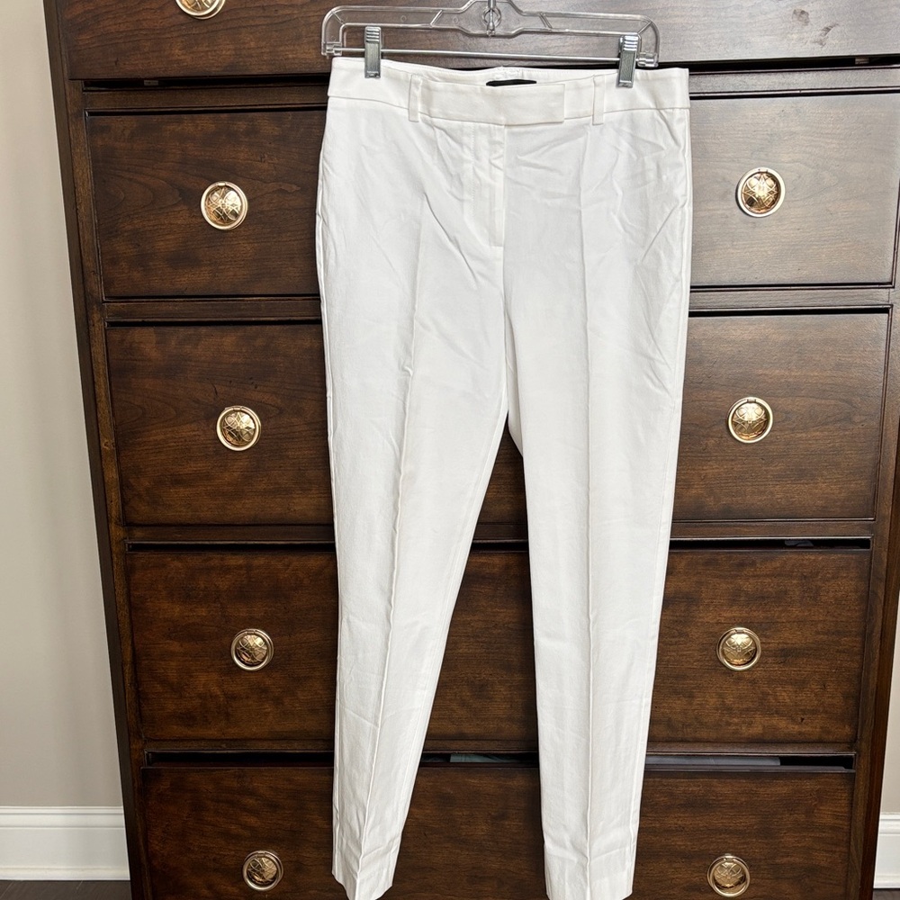 Talbots Ladies White straight leg slacks - Picture 4 of 7